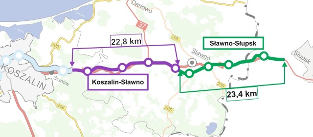 Szczeciński oddział Generalnej Dyrekcji Dróg Krajowych i Autostrad podpisał umowę na zaprojektowanie dalszych odcinków trasy S6 między Koszalinem, a Słupskiem.