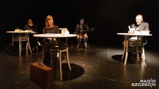 Olga Tokarczuk w szczecińskiej Pleciudze. Oczywiście nie osobiście - w sali kameralnej Teatru Lalek odbyło się czytanie prozy pisarki.