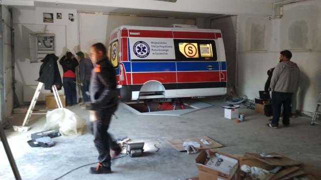 Symulator karetki dotarł do filii Wojewódzkiej Stacji Pogotowia Ratunkowego w Międzyzdrojach. Powstaje tam Ośrodek Symulacji Medycznych. Trwa jego wyposażanie.