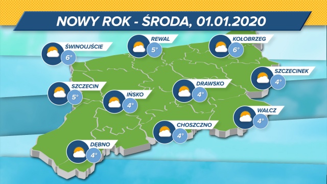 Nowy Rok przywita nas słońcem i dodatnią temperaturą. W kolejnych dniach będzie podobnie, chociaż w nocy przymrozki, a w weekend spadnie śnieg.