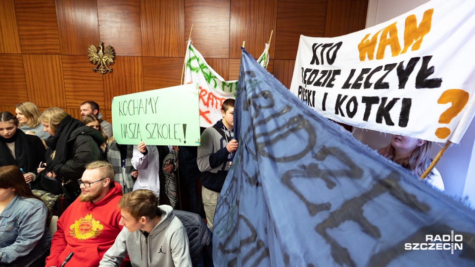 Wstępny projekt nowej placówki oświatowej został zaprezentowany w czwartek w szczecińskim magistracie. Fot. Robert Stachnik [Radio Szczecin]