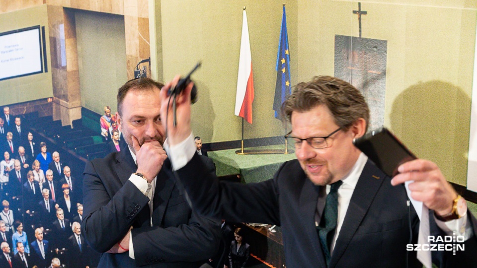 Albin Majkowski i Piotr Misiło. Fot. Robert Stachnik [Radio Szczecin]