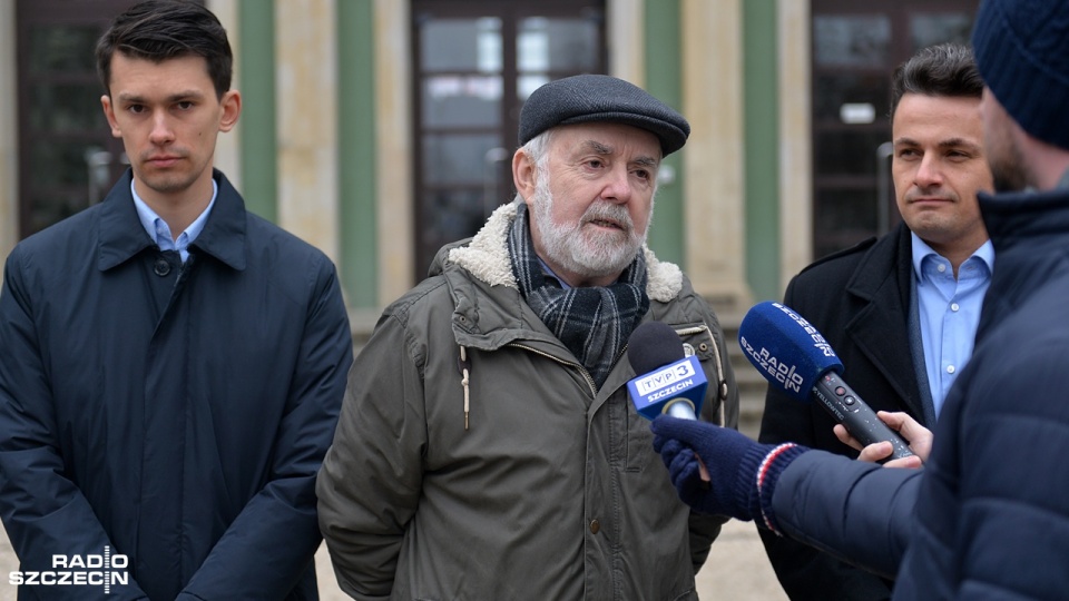 Konferencja Prawa i Sprawiedliwości. Fot. Łukasz Szełemej [Radio Szczecin]