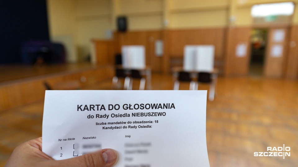 Łącznie do rad osiedli kandyduje 868 osób. Mandatów jest 567. Fot. Robert Stachnik [Radio Szczecin]