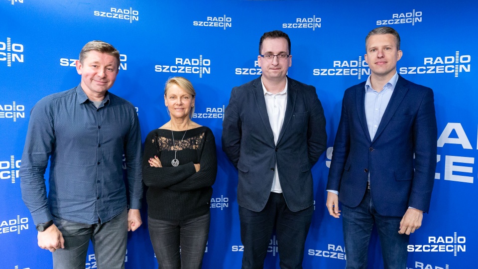 Goście "Kawiarenki Politycznej" Radia Szczecin. Fot. Robert Stachnik [Radio Szczecin]