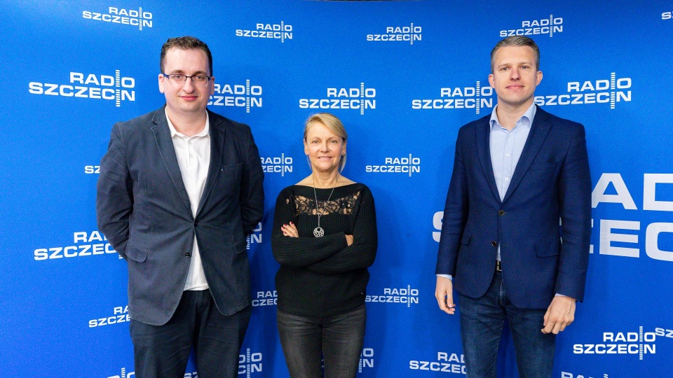 Goście "Kawiarenki Politycznej" Radia Szczecin. Fot. Robert Stachnik [Radio Szczecin]