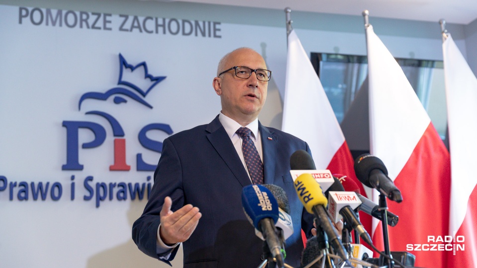 Minister spraw wewnętrznych i administracji Joachim Brudziński. Fot. Robert Stachnik [Radio Szczecin]