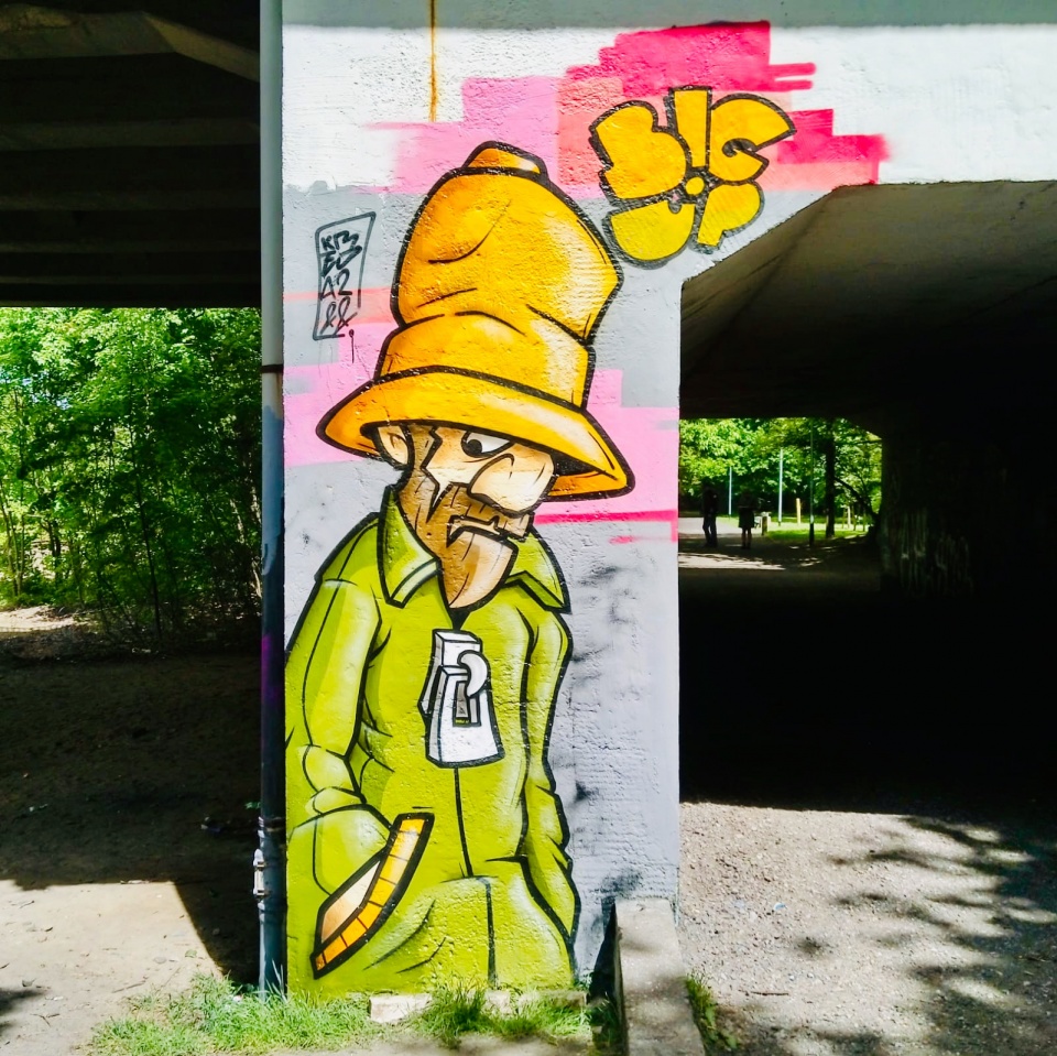 Mural Macieja Jurkiewicza. Fot. Maciej Jurkiewicz "Kreda"