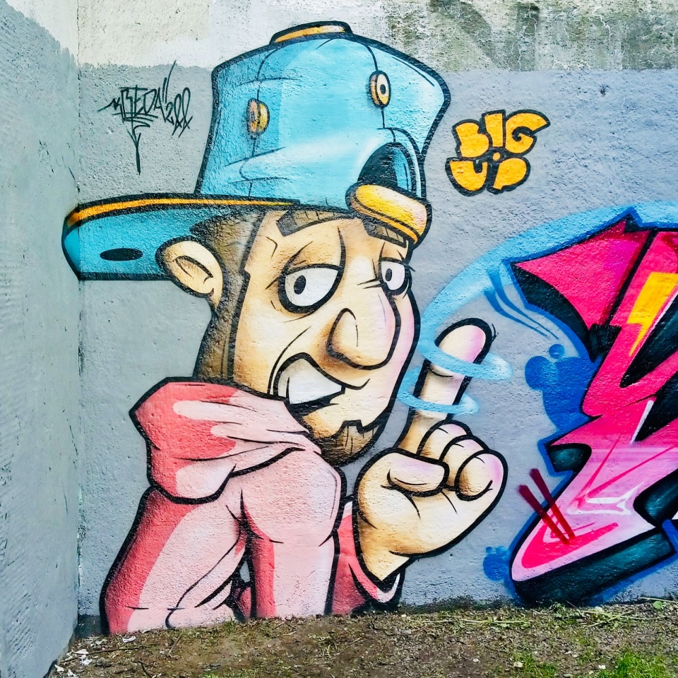 Mural Macieja Jurkiewicza. Fot. Maciej Jurkiewicz "Kreda"