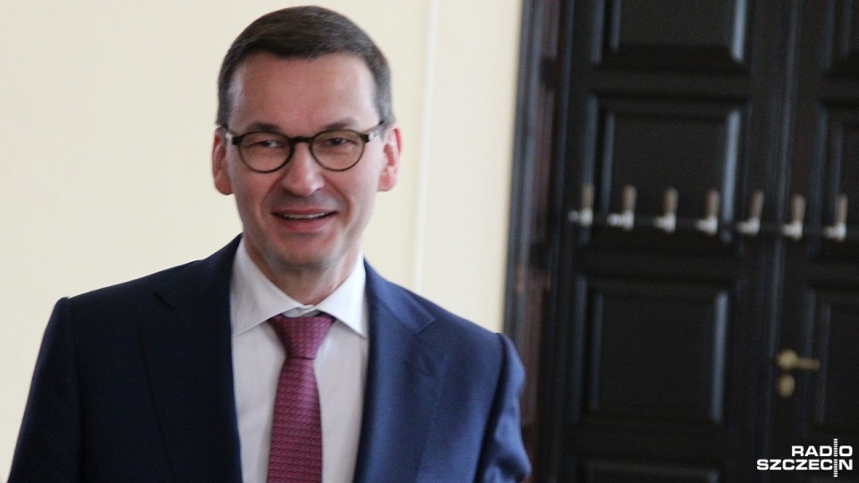 Premier rządu Mateusz Morawiecki. Fot. Piotr Kołodziejski [Radio Szczecin]