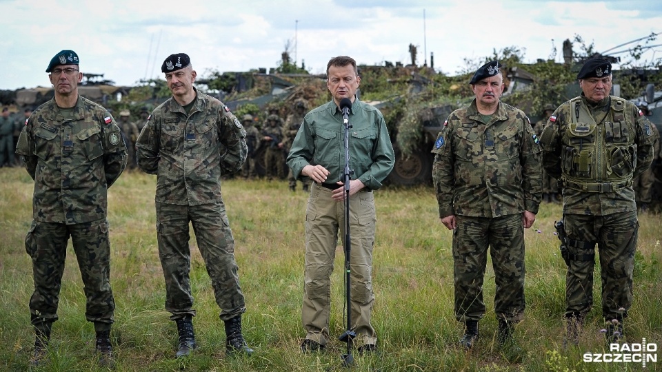 Manewry Dragon-19 na poligonie w Drawsku Pomorskim. Fot. Łukasz Szełemej [Radio Szczecin]