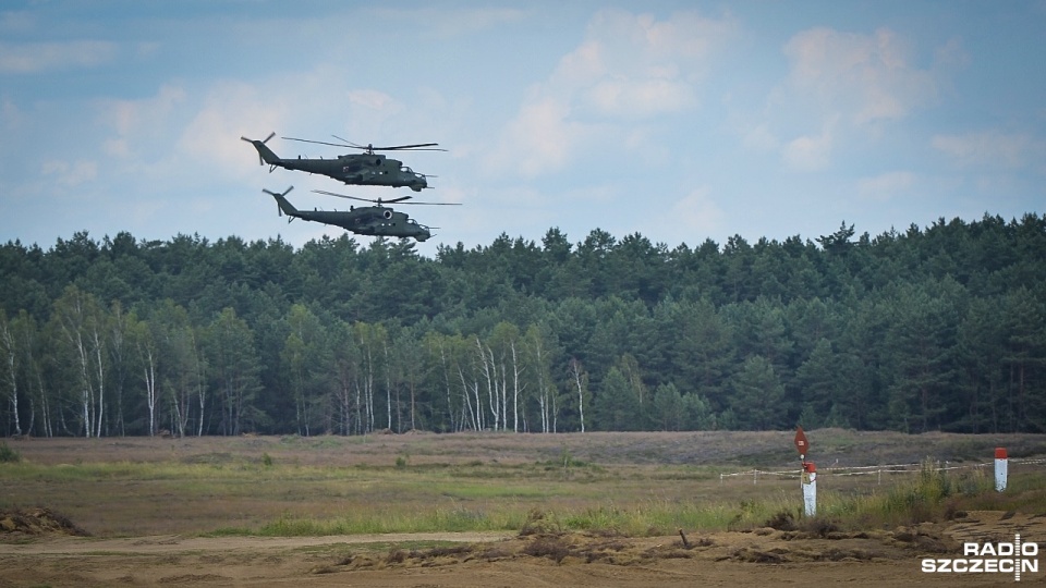 Manewry Dragon-19 na poligonie w Drawsku Pomorskim. Fot. Łukasz Szełemej [Radio Szczecin]