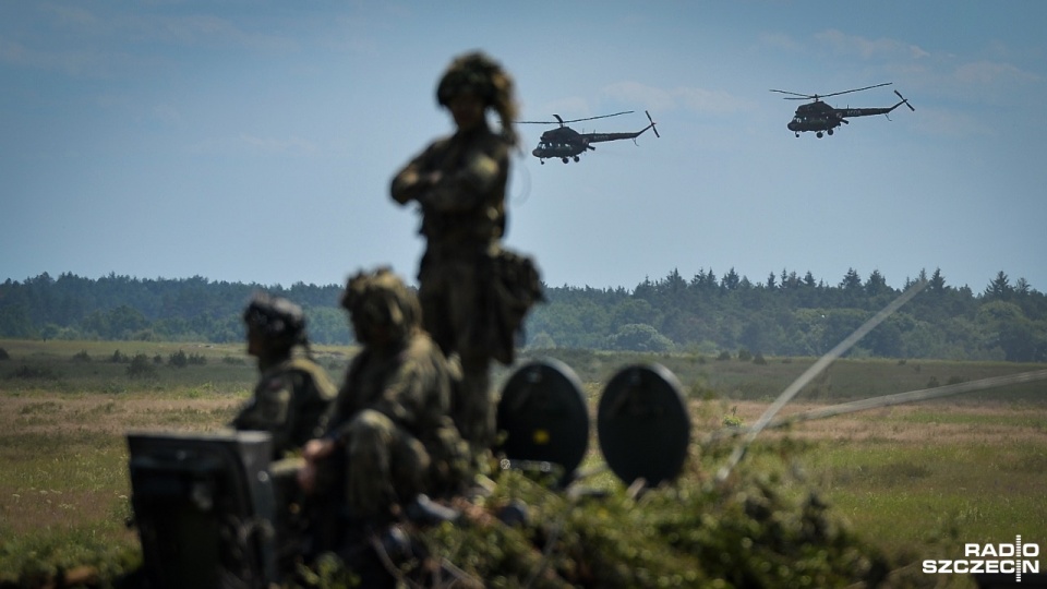 Manewry Dragon-19 na poligonie w Drawsku Pomorskim. Fot. Łukasz Szełemej [Radio Szczecin]