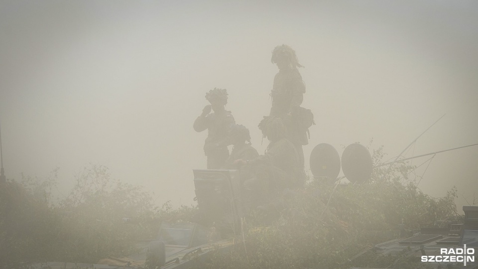 Manewry Dragon-19 na poligonie w Drawsku Pomorskim. Fot. Łukasz Szełemej [Radio Szczecin]