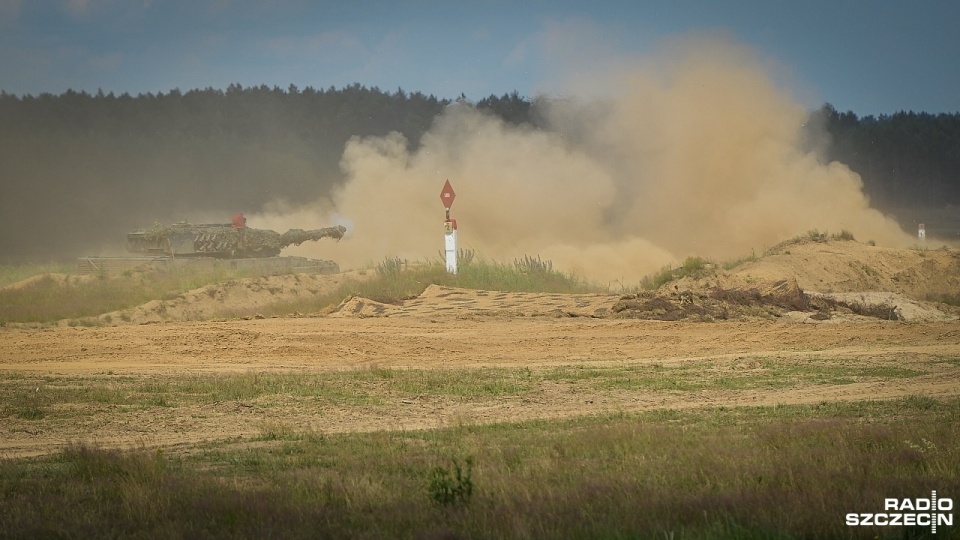 Manewry Dragon-19 na poligonie w Drawsku Pomorskim. Fot. Łukasz Szełemej [Radio Szczecin]