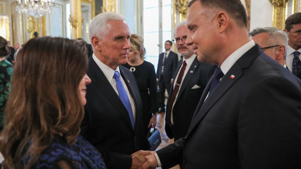 Mike Pence, który przyleciał do Polski w zastępstwie Donalda Trumpa, był jednym z gości niedzielnych uroczystości 80. rocznicy wybuchu II wojny światowej. Fot. Jakub Szymczuk/KPRP