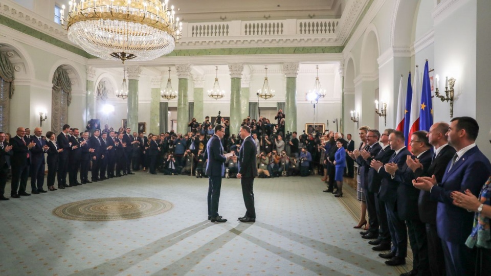 Prezydent powołał nowy rząd. Nowy gabinet będzie liczył 20 resortów. https://www.prezydent.pl. Fot. Jakub Szymczuk/KPRP