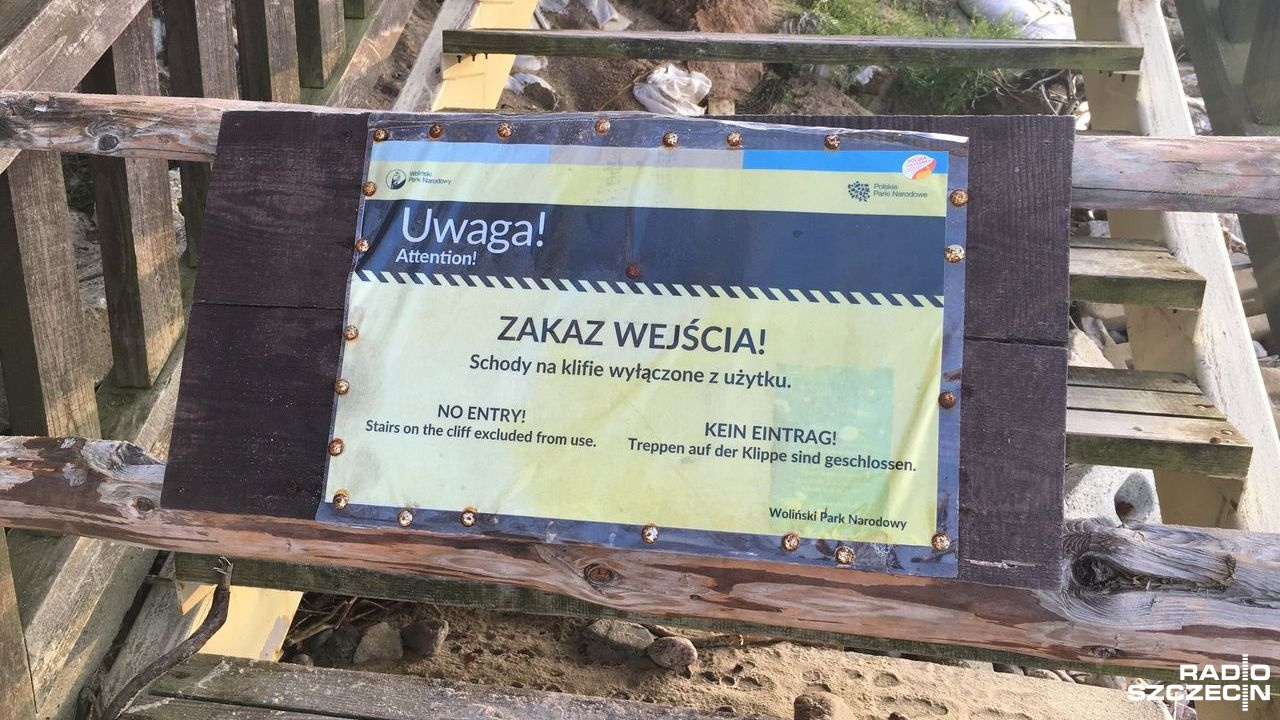 Są chętni do remontu schodów na Kawczą Górę w Międzyzdrojach. Woliński Park Narodowy otworzył koperty w przetargu. Zgłosiły się cztery firmy.