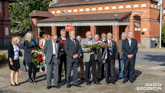 Fot. Robert Stachnik [Radio Szczecin] Portowcy ze Szczecina uczcili rocznicę podpisania Porozumień Sierpniowych [ZDJĘCIA]