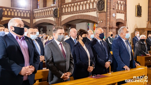 Fot. Robert Stachnik [Radio Szczecin] Piotr Duda: Solidarność obaliła reżim w pokojowy sposób [WIDEO, DUŻO ZDJĘĆ]