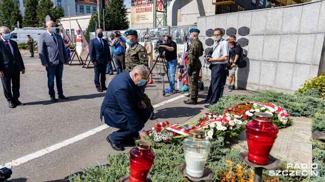 Fot. Robert Stachnik [Radio Szczecin] Piotr Duda: Solidarność obaliła reżim w pokojowy sposób [WIDEO, DUŻO ZDJĘĆ]