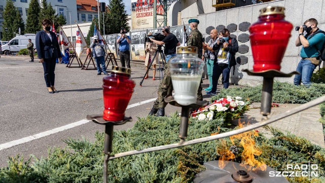 Fot. Robert Stachnik [Radio Szczecin] Piotr Duda: Solidarność obaliła reżim w pokojowy sposób [WIDEO, DUŻO ZDJĘĆ]