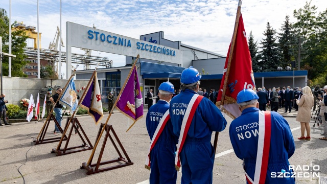 Fot. Robert Stachnik [Radio Szczecin] Piotr Duda: Solidarność obaliła reżim w pokojowy sposób [WIDEO, DUŻO ZDJĘĆ]