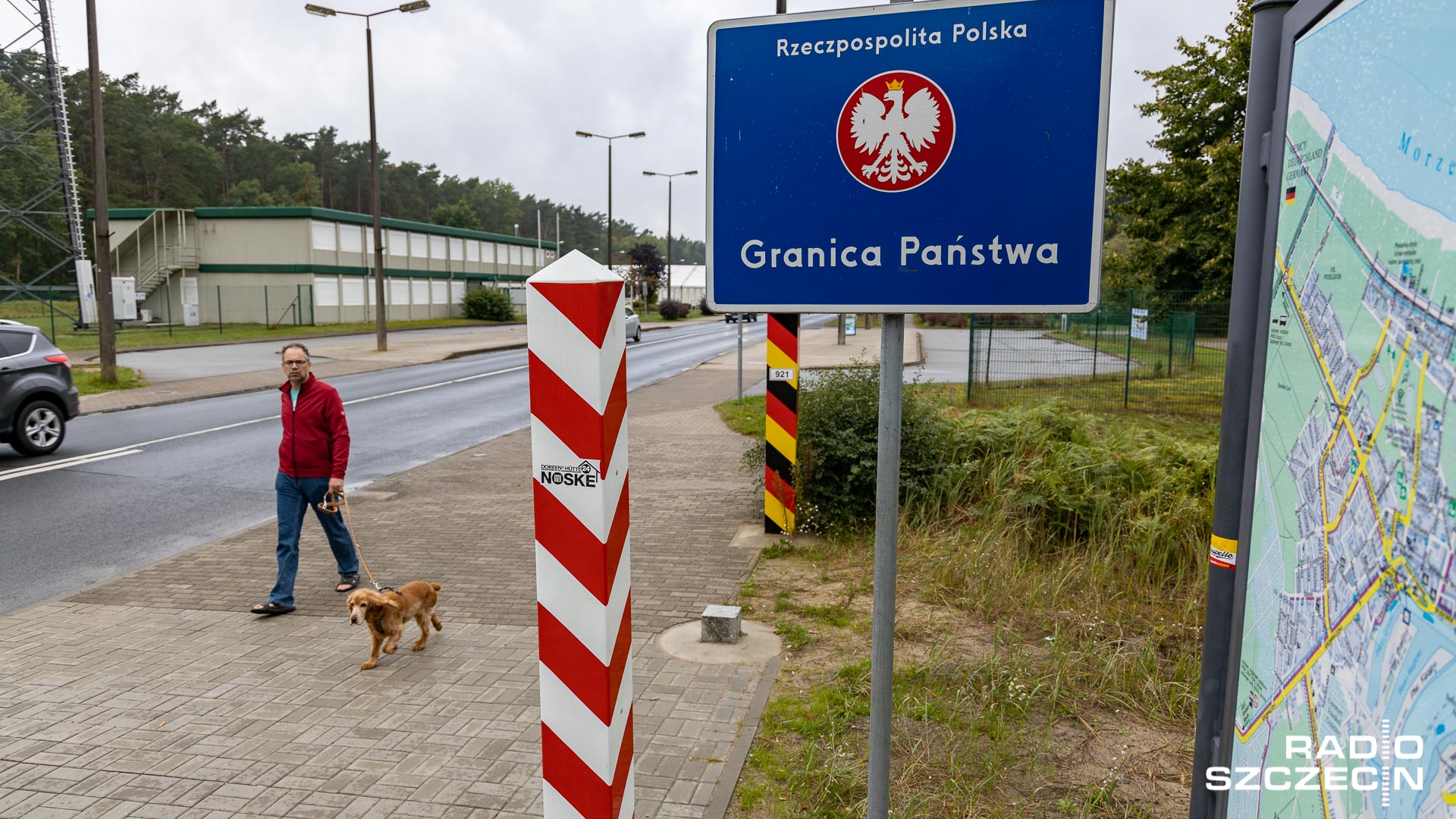 Niemcy ustawiają płot na granicy z Polską