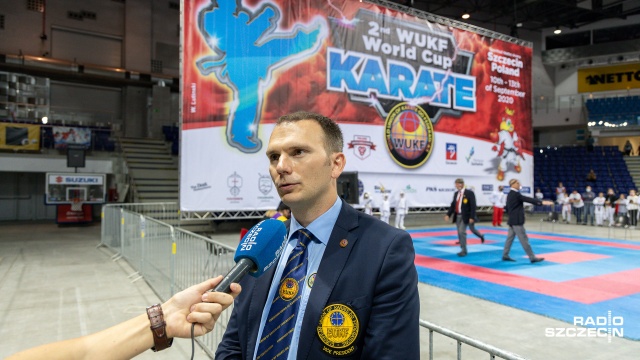 Fot. Robert Stachnik [Radio Szczecin] Puchar Świata WUKF w karate. Zawodnicy już na macie [WIDEO, ZDJĘCIA]