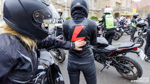 Fot. Robert Stachnik [Radio Szczecin] "Motocykl to wolność. Nie chcemy, aby naszym kobietom ją odebrano" [WIDEO, ZDJĘCIA]