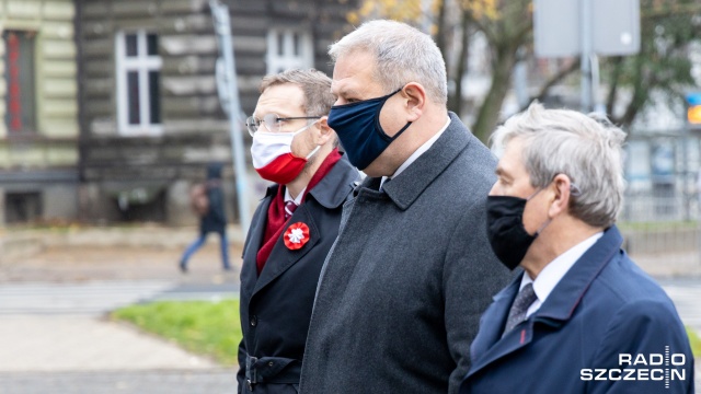 Fot. Robert Stachnik [Radio Szczecin] Wojewoda: oddać hołd przodkom, zbudować pomnik Marszałka [WIDEO, DUŻO ZDJĘĆ]