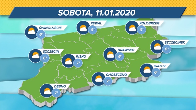 Temperatury w regionie będą utrzymywać się w granicach 6-7 stopni Celsjusza.