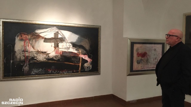 Kilkadziesiąt wielkoformatowych i kilka małych dzieł Henryka Cześnika - sopockiego artysty i wykładowcy Akademii Sztuk Pięknych w Gdańsku - prezentowanych jest od piątku w Zamku Książąt Pomorskich.