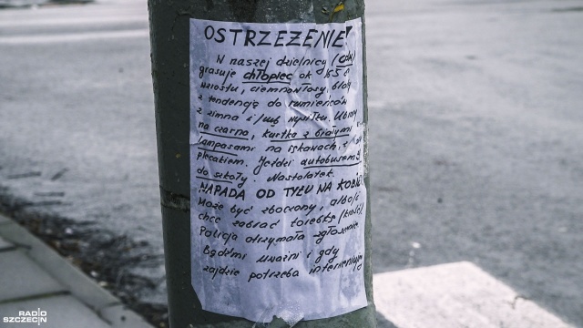 Tożsamość nastolatka, który napadał na kobiety na Osowie w Szczecinie, ustalona. Po naszej interwencji policja wytypowała chłopca, który m.in. śledził i uderzał w pośladki oraz biust mieszkanki dzielnicy, a jednej próbował wyszarpnąć torebkę.