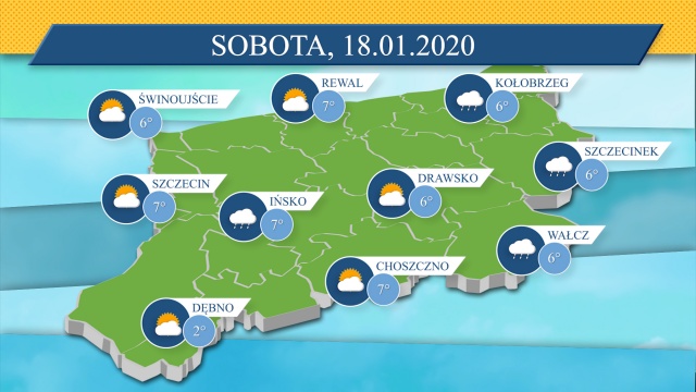 Maksymalne wskazania termometrów w regionie: 2-7 w skali Celsjusza. Nad regionem gdzieniegdzie zza chmur wyjrzy słońce, ale po południu może pojawić się przelotny deszcz.