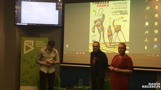 Rysunki wprost z Mało szczegółowego przewodnika po Szczecinie Tomasza Panka od piątku można oglądać w ProMedia przy al. Wojska Polskiego, czyli w jednej z filii Miejskiej Biblioteki Publicznej.