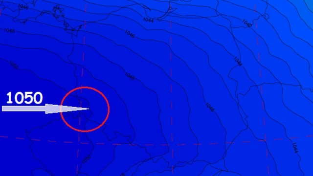 Synoptycy prognozują na poniedziałek rekordowo wysokie ciśnienie atmosferyczne. Barometry mogą wskazać blisko 1050 hektopaskali. Tak wysokie ciśnienie zdarza się raz na kilka - kilkanaście lat.