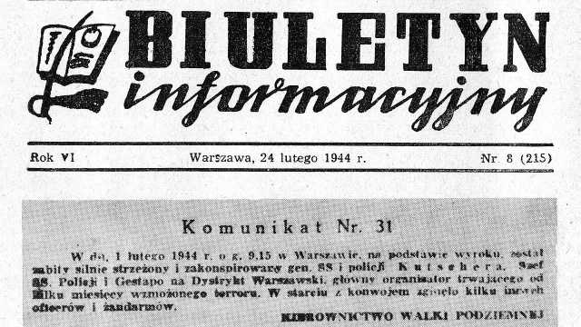 W 76. rocznicę Akcji Bojowej Kutschera oddano hołd jej uczestnikom z Oddziału Dywersji Bojowej Kedywu KG AK Pegaz.