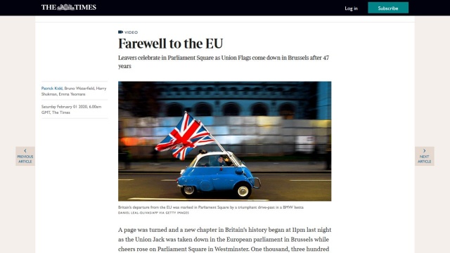 Mimo brexitu Wielka Brytania funkcjonuje na razie tak, jakby dalej należała do Unii Europejskiej. Do końca roku obowiązuje bowiem okres przejściowy i wciąż pozostają w mocy unijne regulacje. Wielka Brytania przestała jedynie uczestniczyć w pracach unijnych instytucji.