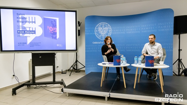 Szczeciński Salon Książki Biograficznej gościł we wtorek Michała Danielewicza, autora biografii reżysera filmowego, Aleksandra Forda. Książka nosi tytuł Ford-reżyser.