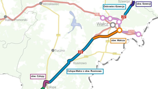 Szczeciński oddział Generalnej Dyrekcji Dróg Krajowych i Autostrad otworzył koperty na zaprojektowanie obwodnic na zachodniopomorskim odcinku drogi numer 22. Jest to początek realizacji przygotowanego przez Ministerstwo Infrastruktury programu budowy 100 obwodnic w całym kraju.