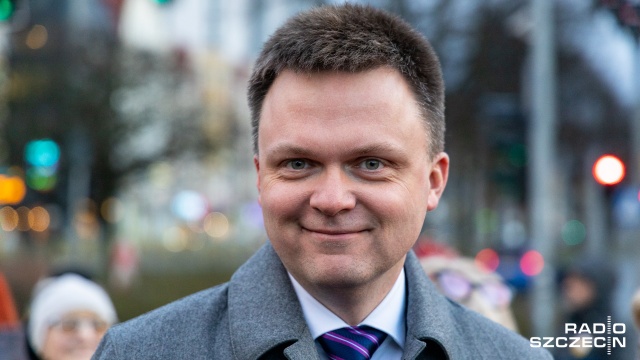 Szymon Hołownia przyjechał do Szczecina. Kandydat na Prezydenta RP krytykował partie polityczne.