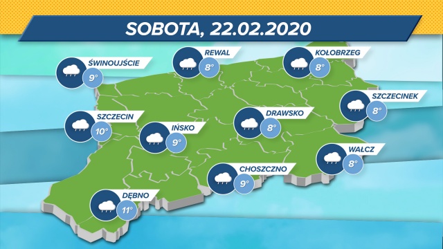 Temperatura w regionie będzie utrzymywać się w granicach 8-11 stopni Celsjusza.