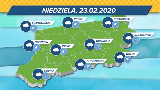 Temperatury w regionie będą utrzymywać się w granicach 5-6 stopni Celsjusza.