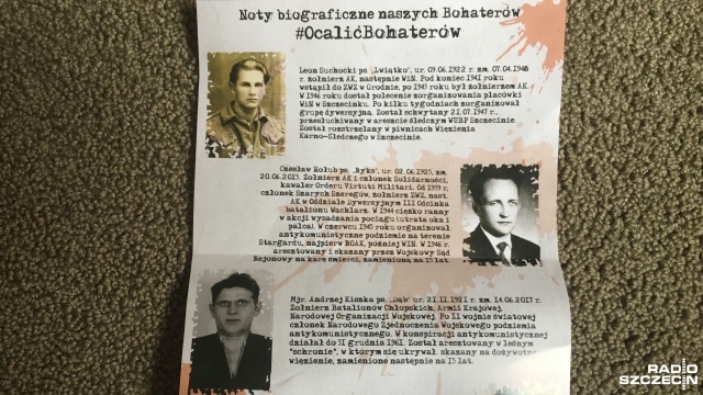 Chcemy, aby trzej żołnierze wyklęci związani z Pomorzem Zachodnim byli patronami szczecińskich ulic - taką deklaracje złożył przewodniczący Zachodniopomorskiego Zarządu Solidarnej Polski.
