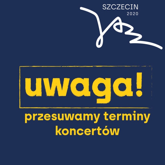 W związku z rosnącym zagrożeniem epidemiologicznym i rekomendacjami Głównego Inspektora Sanitarnego zapadła decyzja o przełożeniu wszystkich koncertów Szczecin Jazz 2020.