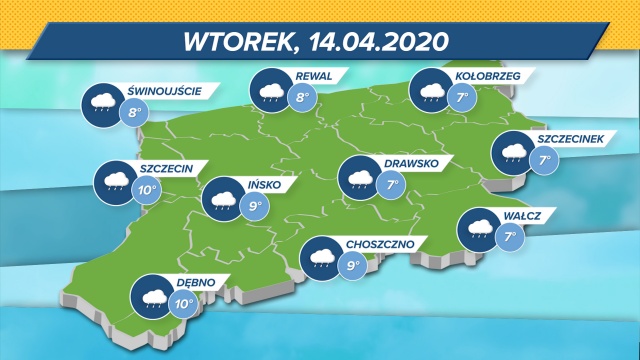 W całym regionie bardziej deszczowo niż słonecznie. Po ostatnich ciepłych dniach przyszło wyraźne ochłodzenie.