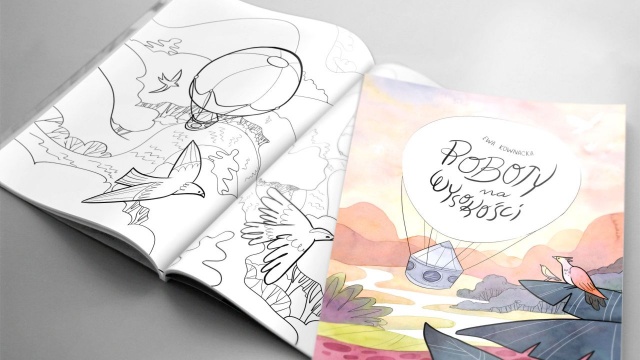 Będzie nowa kolorowanka szczecińskiej artystki. Ewa Kownacka kończy swoje kolejne dzieło.