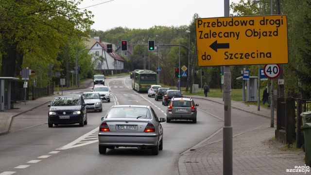 Za dwa tygodnie zakończą się najbardziej uciążliwe dla kierowców prace drogowe na trasie ze Szczecina do Polic.