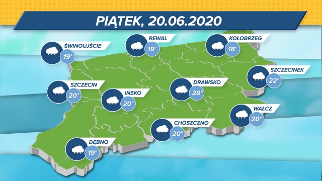 Parasol i kalosze to atrybuty dzisiejszej aury. Maksymalne wskazania termometrów w regionie: 18-22 stopnie w skali Celsjusza. Ciśnienie w normie.